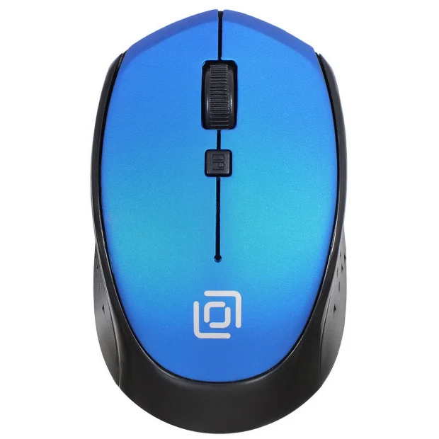 Мышь Oklick 488MW (черный/синий)